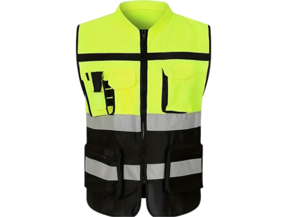 اسود لموني ياقه Imported collar vest - الصورة 1
