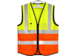 ⁦Egyptian V-neck safety vest⁩ - الصورة ⁦2⁩
