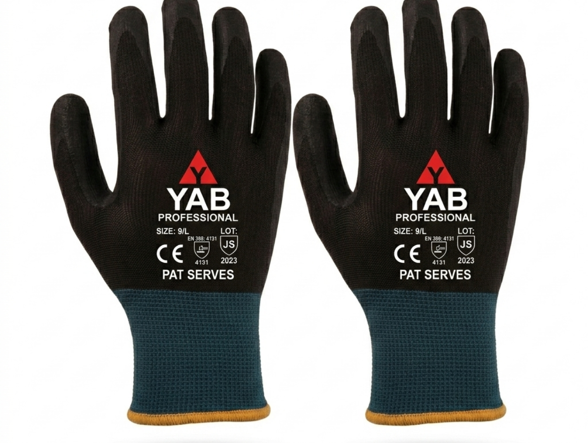 تصميم بدون عنوان - 2026-06-17T215503.665 YAB® Professional Industrial Safety Gloves - الصورة 1